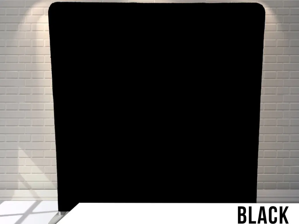 Black photo booth backdrop