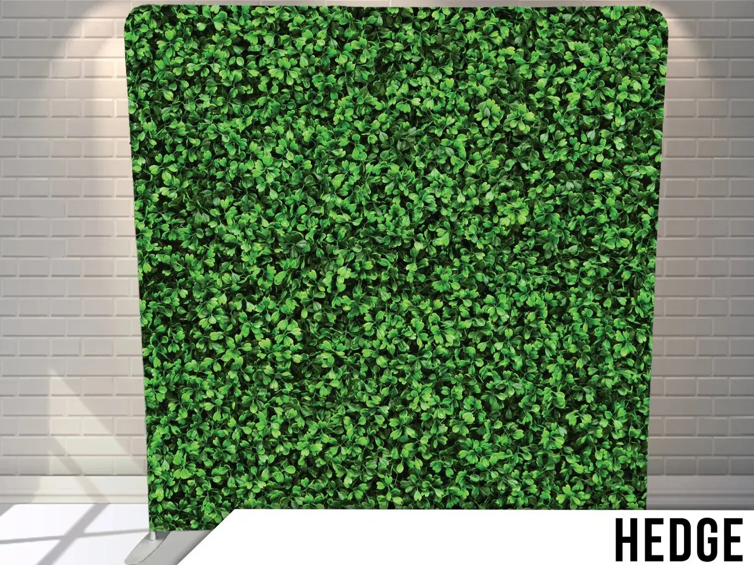 Hedge photo booth backdrop