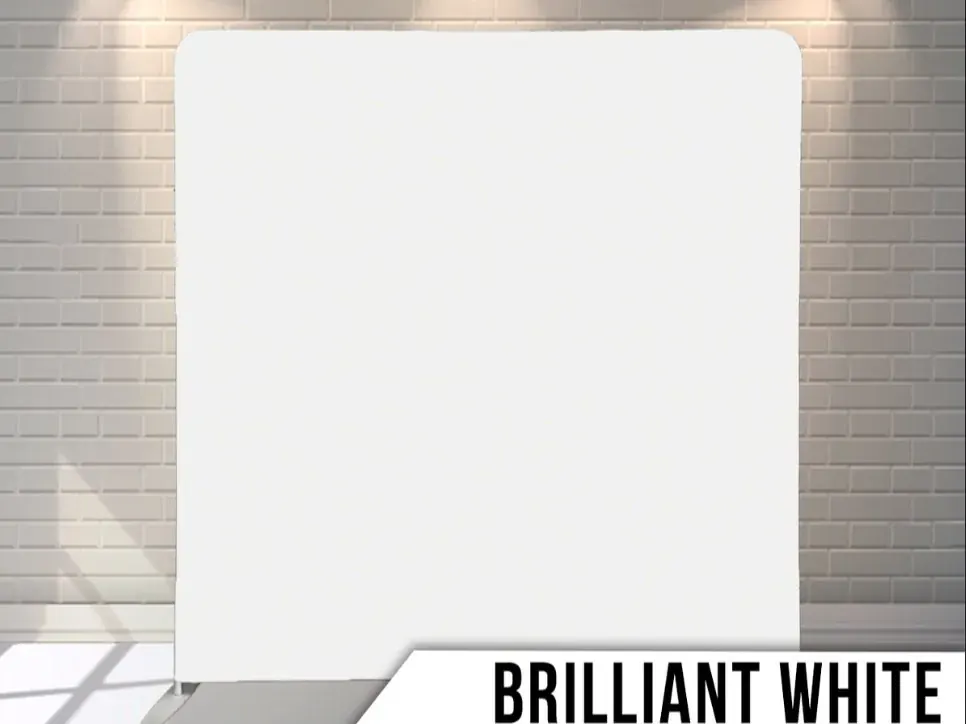 Brilliant White photo booth backdrop