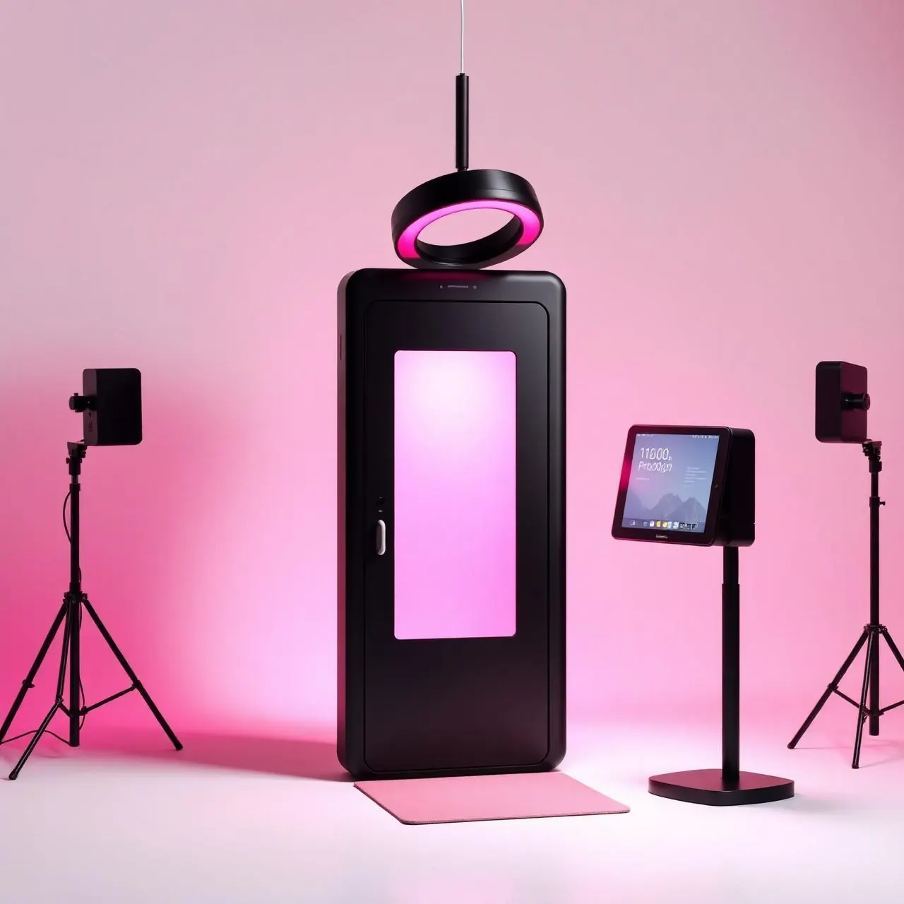 M-Snapz photo booth setup